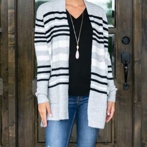 Staccato striped cardigan